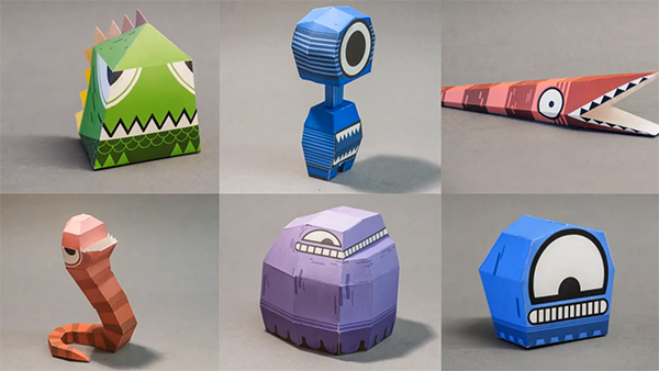 papercraft monsters