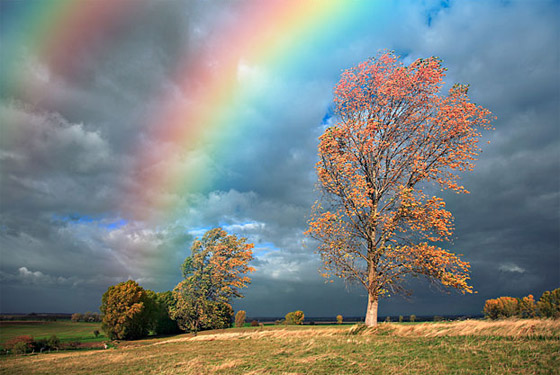 rainbow effect