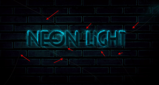 Create an unique neon text effect in Photoshop